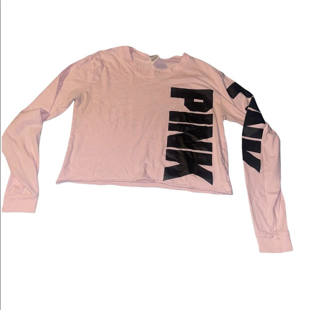 Victoria’s secert Pink crop top t shirt  small